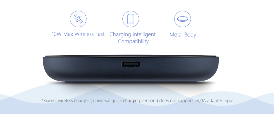 Безжично универсално зарядно устройство Xiaomi Mi Wireless Charging Pad